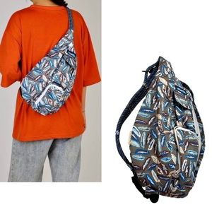 NWT KAVU Mini Rope Sling Bag Crossbody Shoulder Backpack